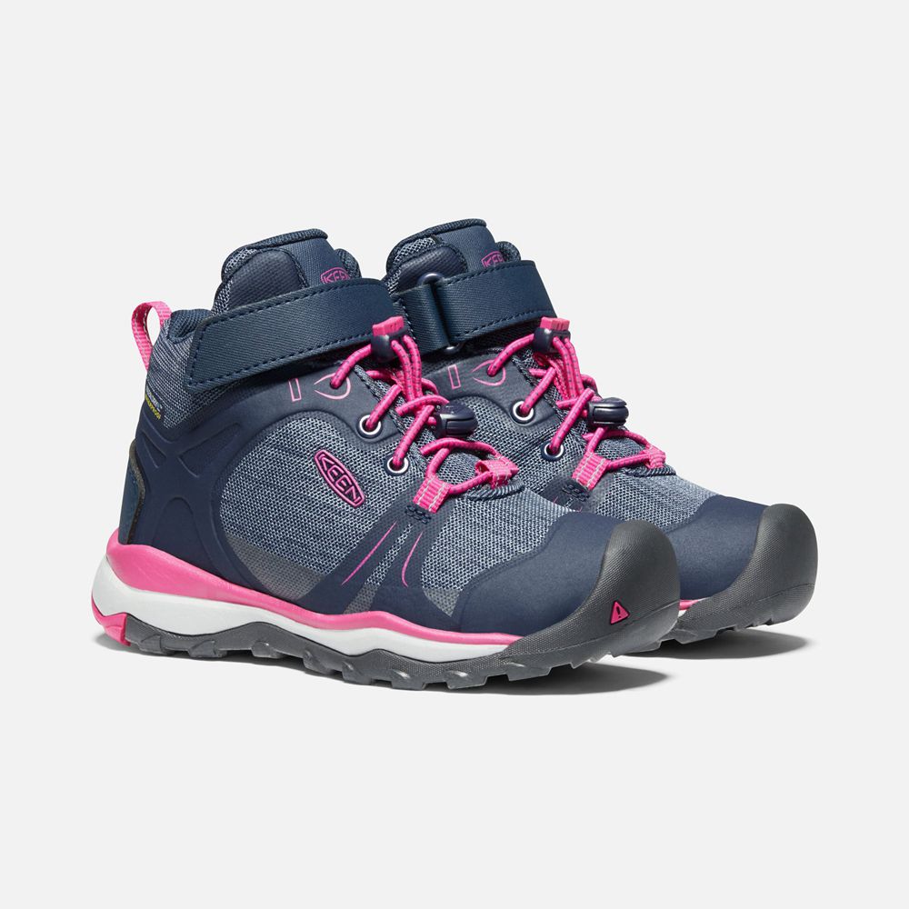 Keen Laarzen Kinderen Blauw/Roze - Terradora Ii Waterproof - 87921-MQBU